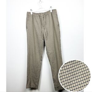 H&M Black White & Brown Houndstooth Plaid Womens Dresspants